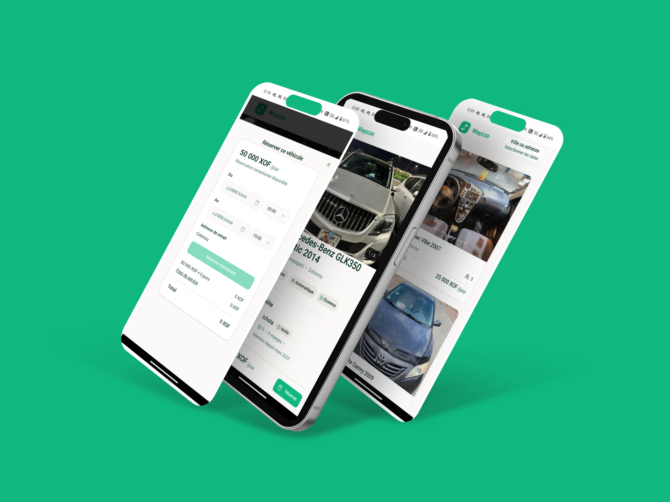 Application mobile Wayzze